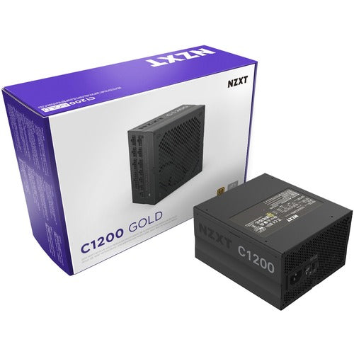 NZXT PA-2G1BB-AU ATX 3.0, EPS 2.92 Modular Power Supply - 1.20 kW - Internal - 3.3 V DC @ 22 A, 5 V DC @ 22 A, 5 V DC @ 3 A, 12 V DC @ 100 A, -12 V DC @ 0.3 A Output - 1 +12V Rails - 1 Fan(s) - NVIDIA SLI Supported - 90.5% Efficiency NZXT PA-2G1BB-AU ATX 3.0, EPS 2.92 Modular Power Supply - 1.20 kW - Internal - 3.3 V DC @ 22 A, 5 V DC @ 22 A, 5 V DC @ 3 A, 12 V DC @ 100 A, -12 V DC @ 0.3 A Output - 1 +12V Rails - 1 Fan(s) - NVIDIA SLI Supported - 90.5% Efficiency